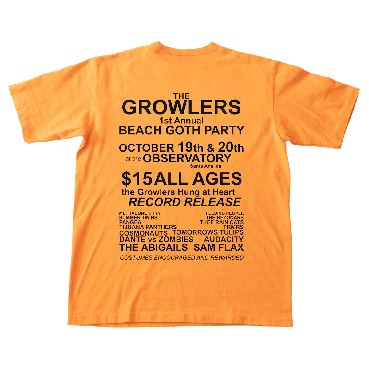 The Growlers - Hung at Heart Record Release T-shirt