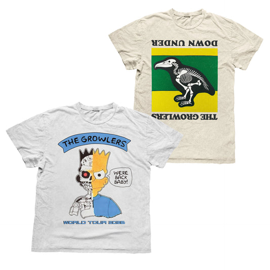 The Growlers - We’re Back / Down Under T-Shirt Bundle