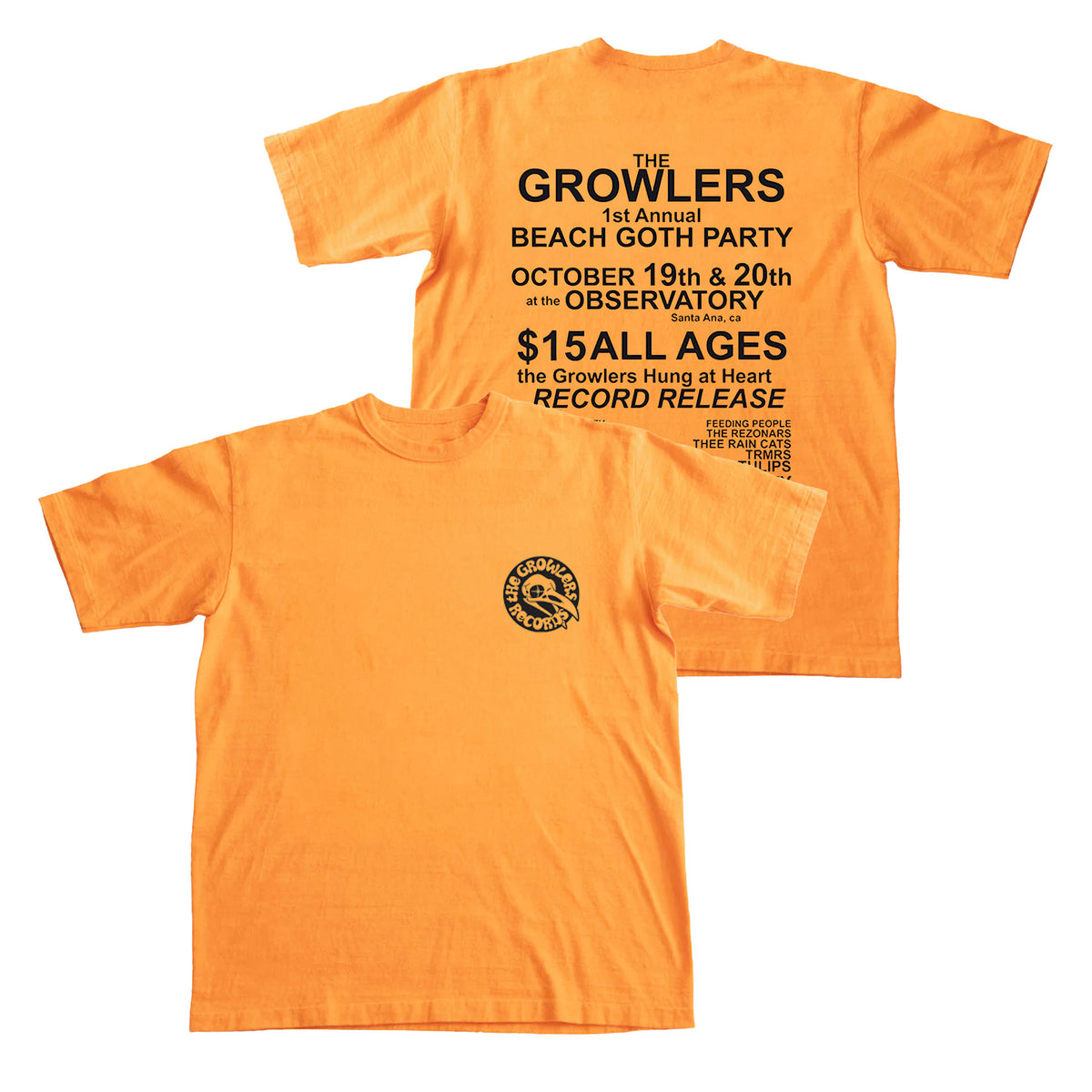 The Growlers - Hung at Heart Record Release T-shirt