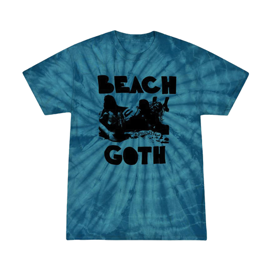 Beach Goth Custom Tie Dye T-Shirt