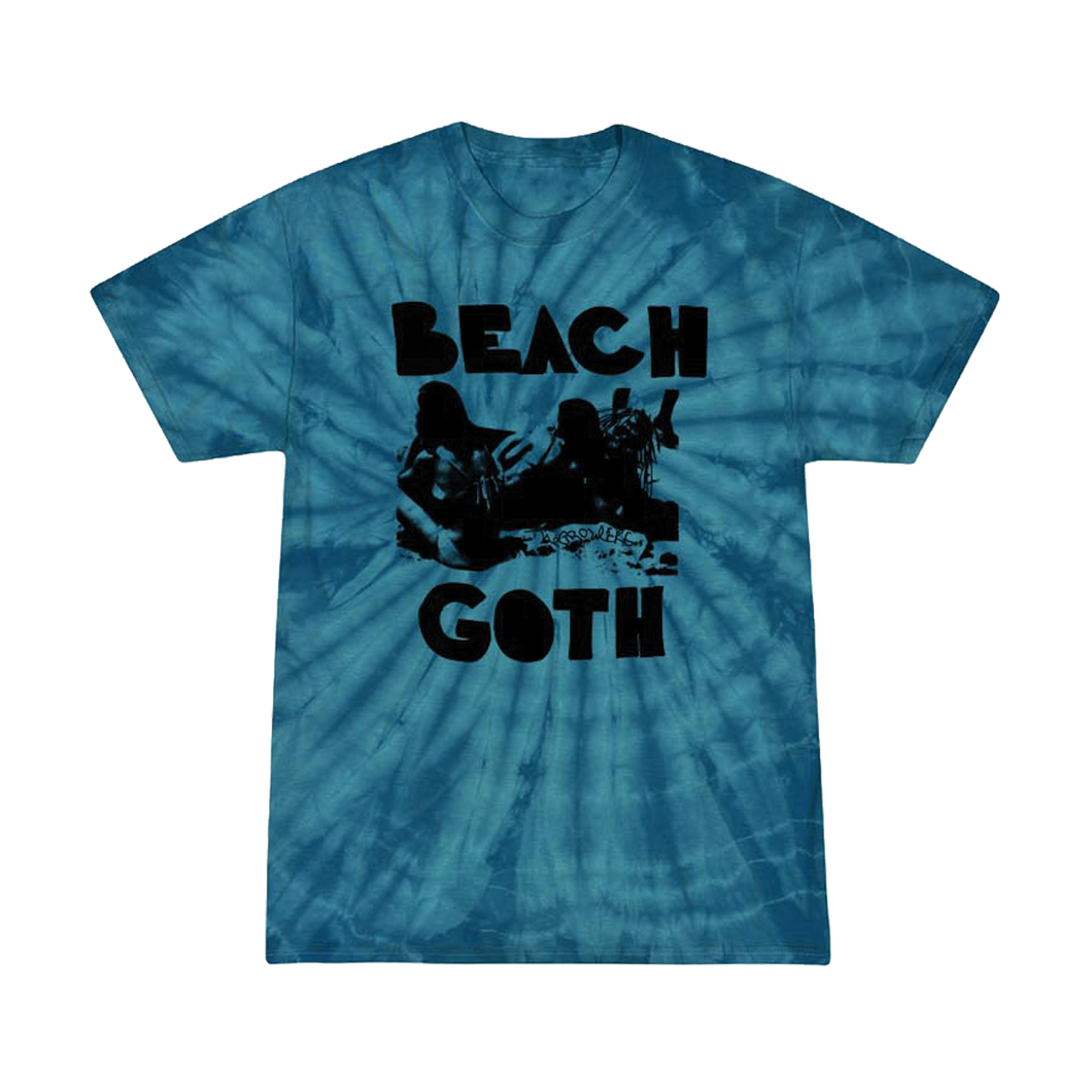 Beach Goth Custom Tie Dye T-Shirt